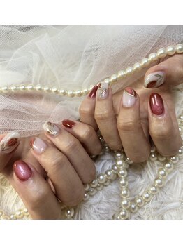 はあとねいる島 本町店の写真/【島本/水無瀬】大人気のニュアンスネイル～繊細なアート、マグネット、豊富なデザインが3850円～4400円★