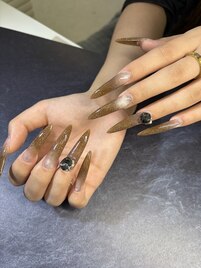 贅沢秋ネイル