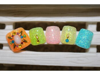 ネイルサロン ユーア(Yu a)/フット定額デザイン　￥9480