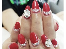 ストーン盛り放題ネイル♪