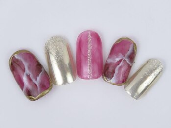 まつげアンドネイル ディアマンローズ(DIAMANT ROSE)/秋色ニュアンス90分6930円