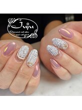 ジュジュ(Juju)/ツイードネイル　リングネイル