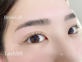 アイフェリス フェリス(I feliz×feliz)/眉パーマ×ラッシュリフト同時