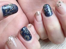 サロン ルーシュ(salon ruche)/夏ネイル &nbsp;花火ネイル