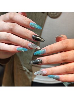 カップオブネイル 池袋店(Cup of nail)の写真/スラッと長く美しい指先に♪【★人気NO.1★チップ長さ出しやり放題¥16980 →¥11980】