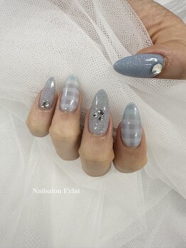 エクレ(E'clat)/ブルーチェックデザイン