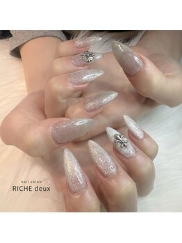 リッシュ ドゥ(RICHE deux)/シルバーマグネットネイル