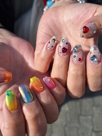 カラフルポップネイル