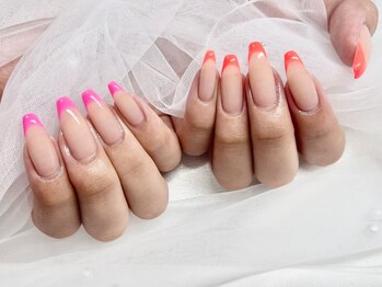 マイマイネイル(maimai nails.)/【068】バーチャルフレンチ*