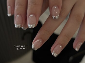 ジェニ(Jennie.)/silver／mirror french