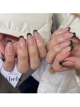 イベル 船橋店(ibelu)/ブラウンフレンチネイル