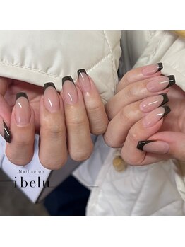 イベル 船橋店(ibelu)/ブラウンフレンチネイル