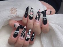 ウメネイルスタジオ(UME NAIL STUDIO)/長さだしやり放題×つけ放題