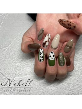 ナシェル(N'chell)/アニマル柄ネイル