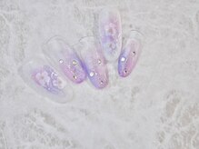 ラルネイル 大宮(Lull. nail)/＊紫陽花＊塗りかけ＊
