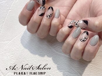 エーネイルサロン プラーカ本店(A-Nail Salon)/ レオパードネイル