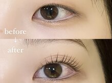 根元から立ち上げるラッシュリフトが大人気♪まつげパーマ