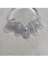 マルネイル(maru nail)/フラワーフレークネイル