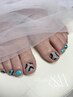 【FOOT】デザインコース◇控えめアート2～5本　￥7000