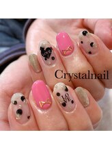 クリスタルネイル ボンベルタ橘店(CRYSTAL NAIL)/ドットネイル