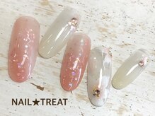 ネイルトリート 茨木駅前店(NAIL TREAT)/春のさくらネイル♪