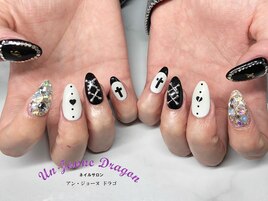 【自爪ネイル】モノトーンネイル