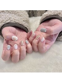 パラジェル　ぷくぷくネイル