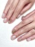 ≪初回オフ無料≫HAND◆定額アート（片手5本ずつ） ￥9800⇒￥8800