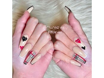 リボン 高田馬場(RIBON)/アートやり放題とパーツ付け放題