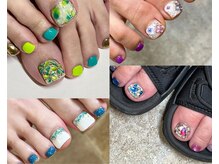 カイヤナイト(Nail Salon Kyanite)の雰囲気（ぷっくりフラワー！！フットバス/丁寧ケア込み＋親指2本コース♪）