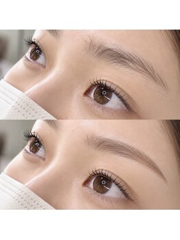 ポポ(POPO)の写真/【眉ワックス￥4,400】【眉カット￥2,200】オーダーデザインの美眉スタイリングで、グッと垢抜けた印象に◎