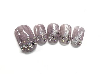 ネイルアンドまつげ リュフェール 五反田(Nail Lufaire)/マグネットストーンフットネイル