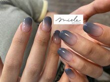 ミエレ(miele)/秋冬ネイビーグラデーション