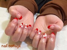 ネイルコテージ(Nail cottage)/バレンタインネイル