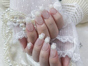 ミナミネイル(MINAMI NAIL)/薔薇ネイル