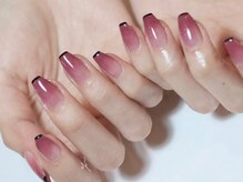 ネイルズ バイ ユイ 外苑前(Nails by Yui)/スキニーフレンチネイル