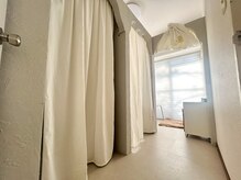 黄土漢方よもぎ蒸し シェービングサロン 朝と詩/完全個室となってます