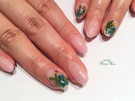 押し花ネイル