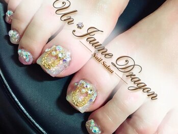 アン ジョーヌドラゴ/キラキラ☆フットネイル