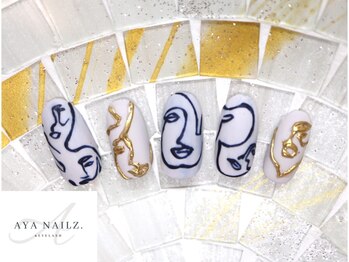 アヤネイルズ アンド アイラッシュ(AYA NAILZ.&Eyelash)/冬の新作デザイン¥8800