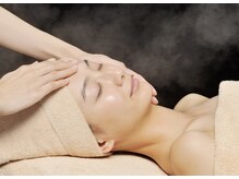 『天然活性水スチーム』 天然活性水スチームで肌に水分をたっぷり浸透