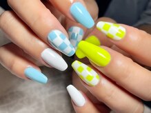 レディグリッター(Lady glitter)/カラフルブロックチェック