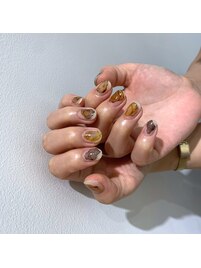 じゅわっと水彩アートネイル
