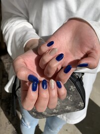 ワンカラーにポイントカラー