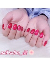 ネイルサロン 優/うるうるビー玉ネイル★