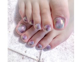 オーロラフットネイル