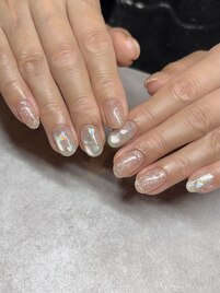 ハートホロネイル