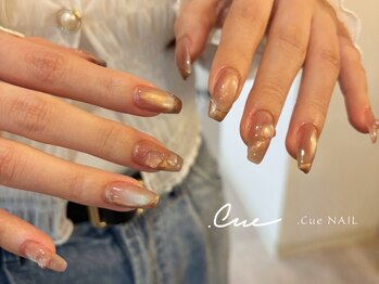 キュー(.Cue)の写真/大人気のニュアンスネイル*自分色にかがやくお洒落な指先*ライフスタイルに合わせたデザインをご提供◎