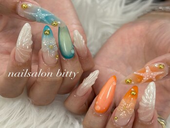 ビティ 横浜(Bitty)の写真/店で指名続出の実力派！大人気ネイリストが施術◎シンプル～派手派手までどんなスカルプもお任せください★
