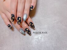ホワイトネイル 武蔵小杉店(WHITE NAIL)/マグネット/ホロ花/持ち込み